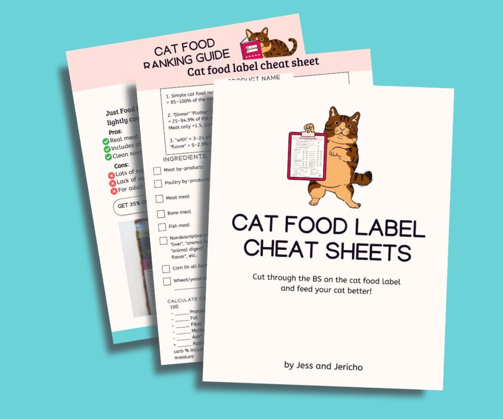 Cat Food Label Cheat Sheet Jess Caticles