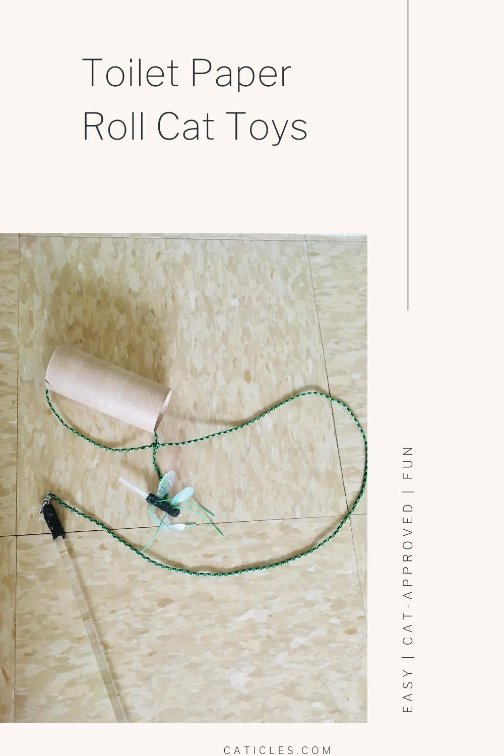 homemade cat toys toilet paper rolls