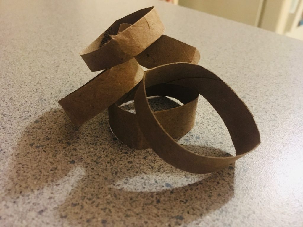 tp roll ring toys