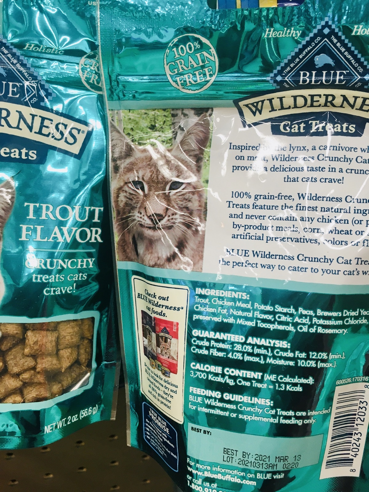 blue buffalo cat treats recall 2020