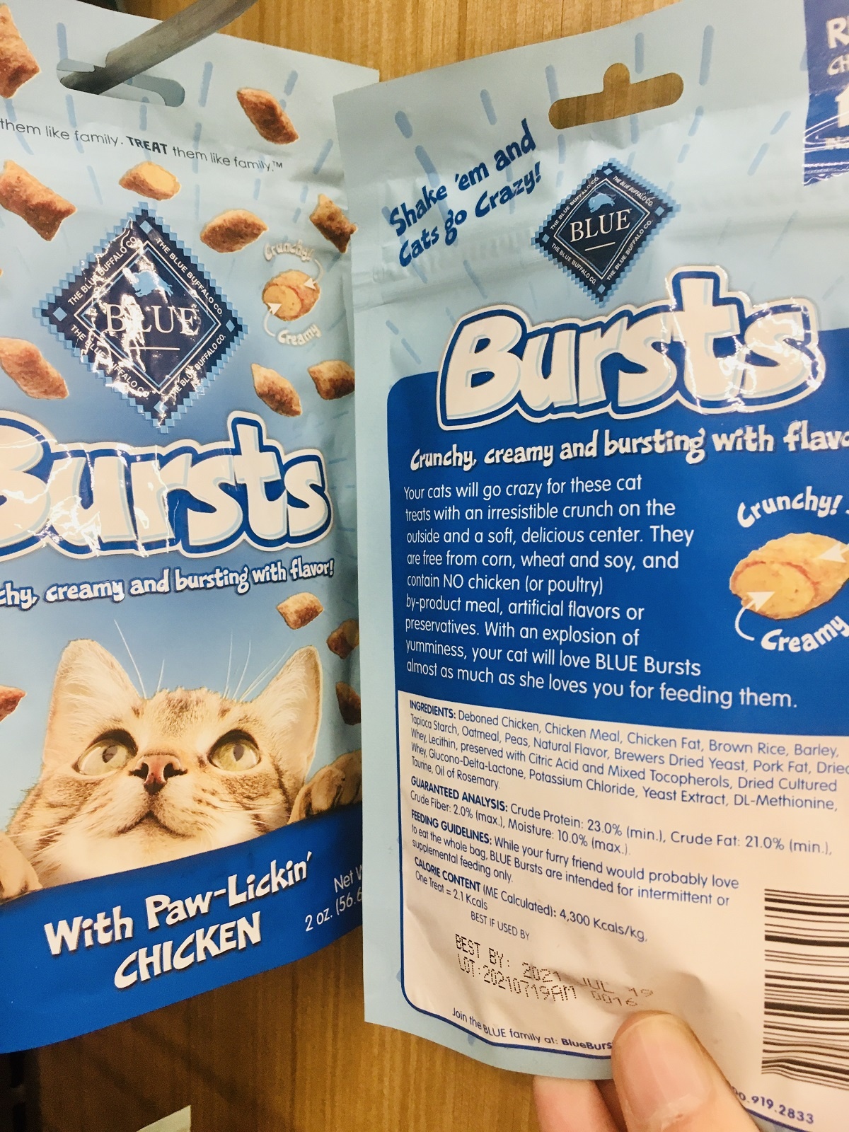 bad cat treats blue buffalo bursts