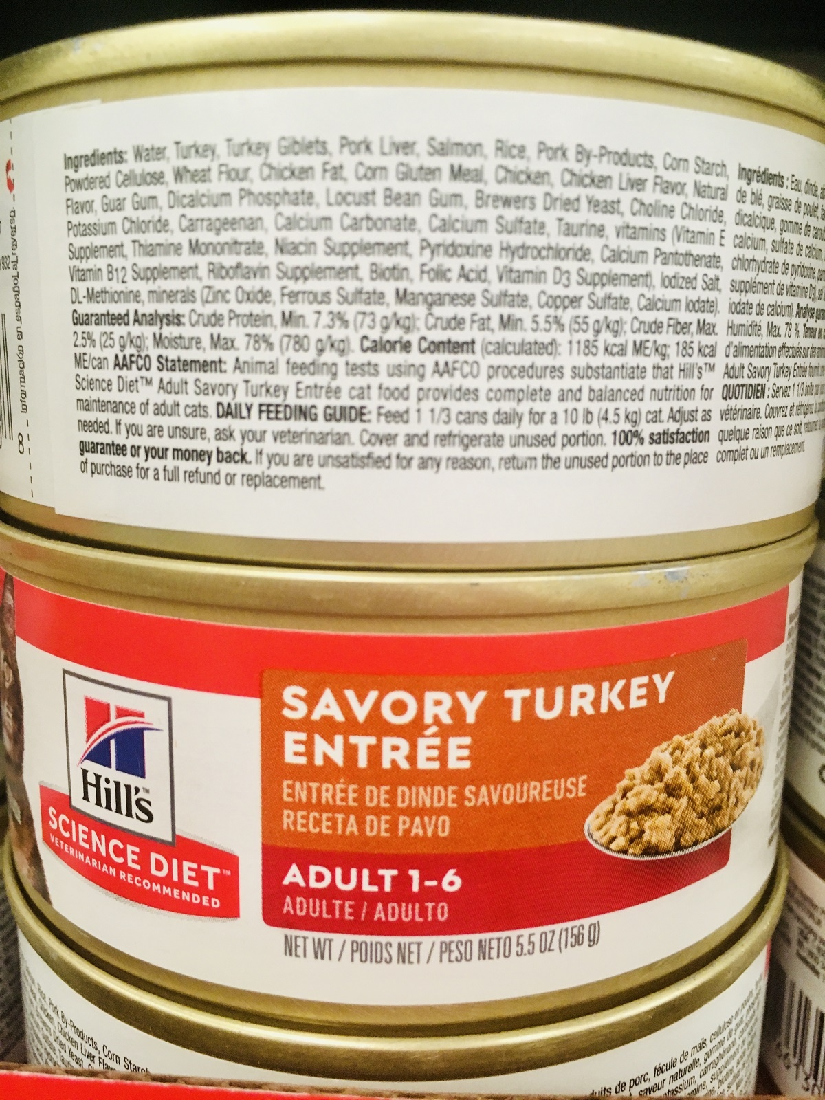 hill's science diet wet canned cat food