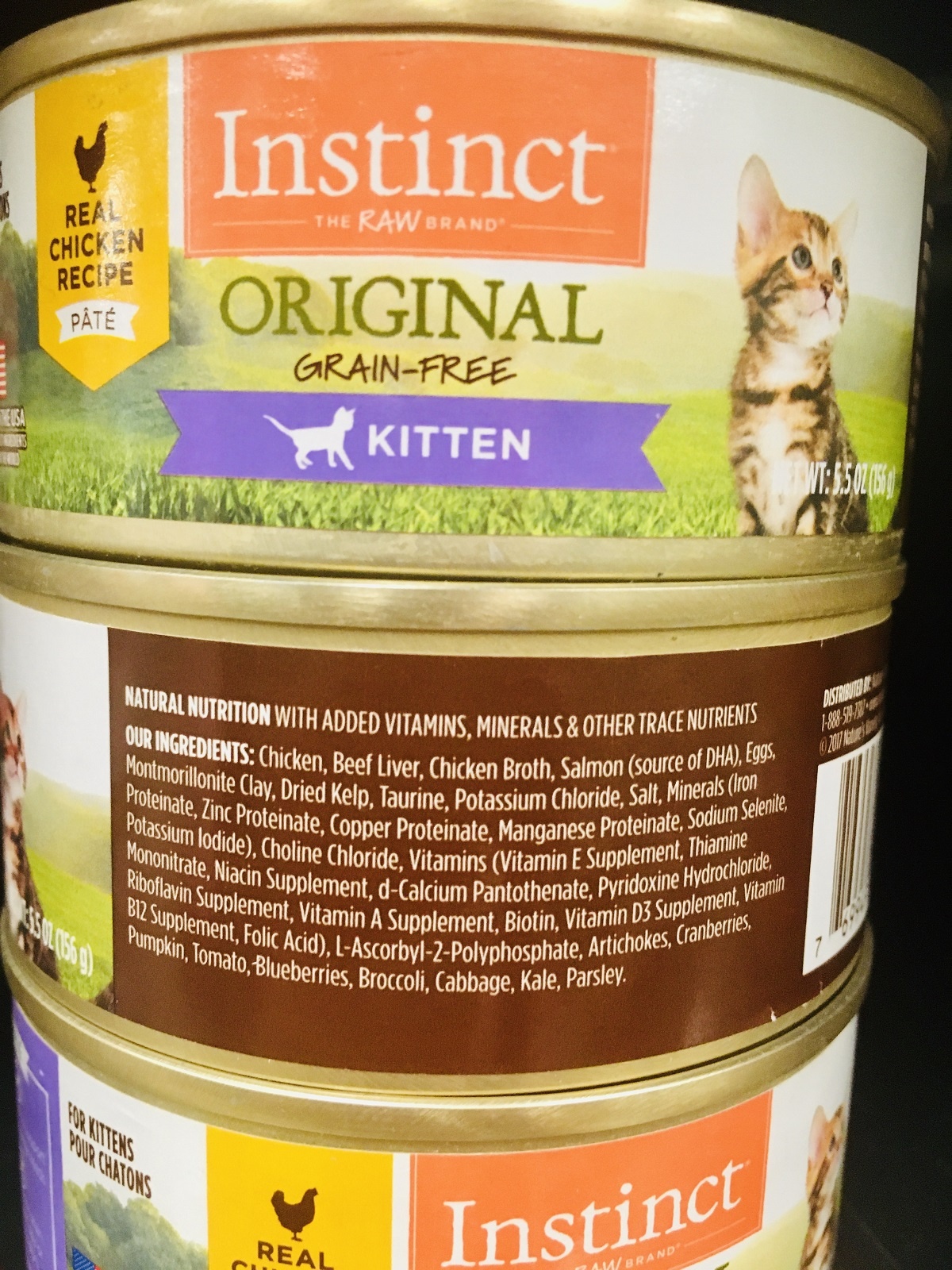 instinct wet cat food kitten grain free