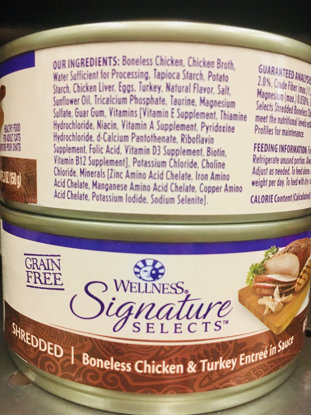 wellness signature selects grain free wet cat food