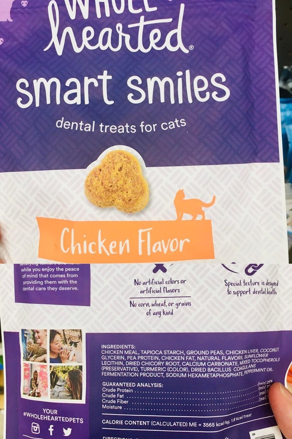 Whole hearted clearance cat treats