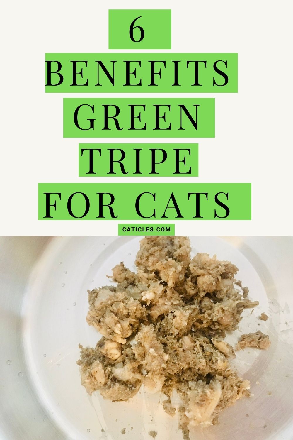 pin image benefits green tripe for cats