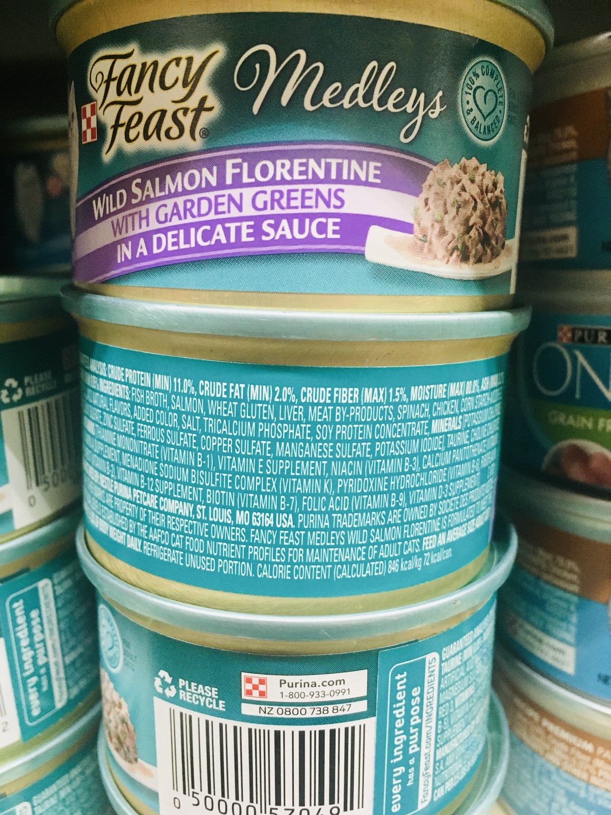 fancy feast purina marca de comida para gatos