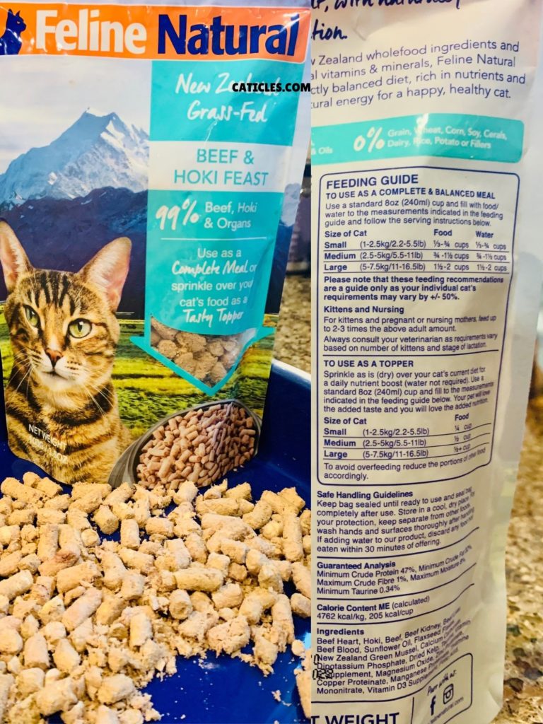 feline natural freeze-dried raw cat food