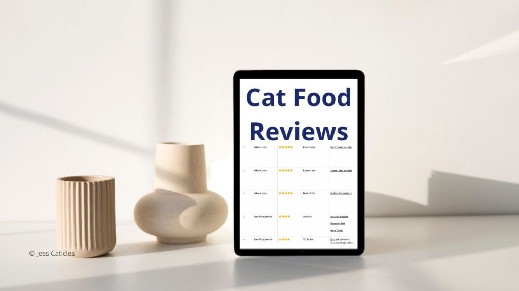 jess caticles cat food reviews