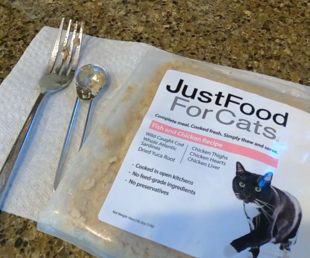 just food for cats package