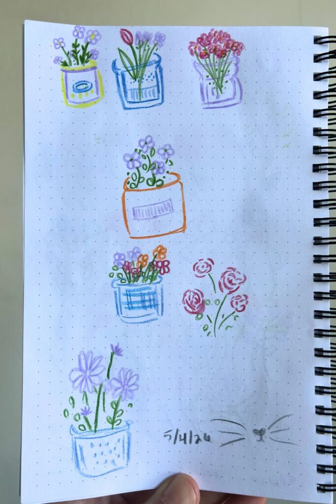 flowers colored pencil drawing 2 fun things to draw jess and jericho caticles.com